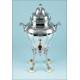 Antiguo Samovar en Plata Maciza por André Aucog. Francia, 1887-1911