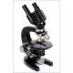 Microscopio Carl Zeiss Mono-Binocular. Alemania. Mercado Español. Años 60