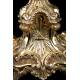 Antique Monstrance in Solid Silver Gilt. Demarquet Brothers. France, 1870