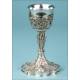 Vintage Chalice in Solid Silver 900. Circa 1960-70.