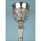 Vintage Chalice in Solid Silver 900. Circa 1960-70.