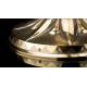 Antique Chalice and Paten in Solid Silver Gilt. Case. France. 1900