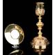 Antique Chalice in Solid Silver Gilt. Paris, France 1818-1838