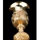 Antique Chalice in Solid Silver Gilt. Paris, France 1818-1838