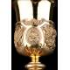 Antique Chalice in Solid Silver Gilt. Paris, France 1818-1838
