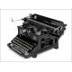 Hispano-Olivetti M40 Typewriter. Spanish Keyboard. 1930's