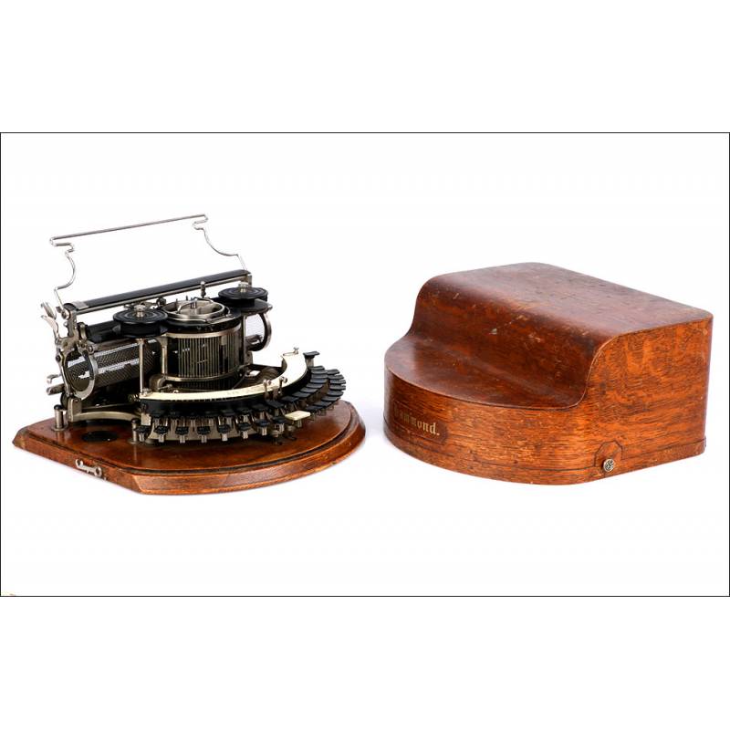 Antigua Máquina de Escribir Hammond 12. USA, 1905