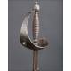 Antique and Rare Sword for Guard of the Royal Guard Corps of Halberdier Guards. Spain, 1849