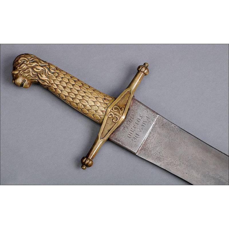 Spanish Infantry Gastador Machete Model 1843. Spain.