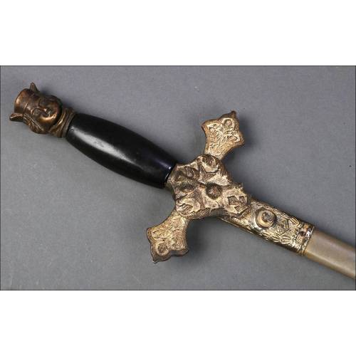 Antique American Masonic Sword of the Knights of Columbus. USA, Circa 1900