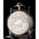 Antique Solid Silver Pocket Watch. Switzerland, Circa 1900