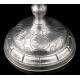 Antique Spanish Chalice in Solid Silver. With Case. Barcelona, Spain, XIX Century