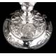 Antique Solid Silver Embossed Chalice. France XIX Century