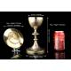 Antique French Chalice in Solid Silver Gilt. France 1900