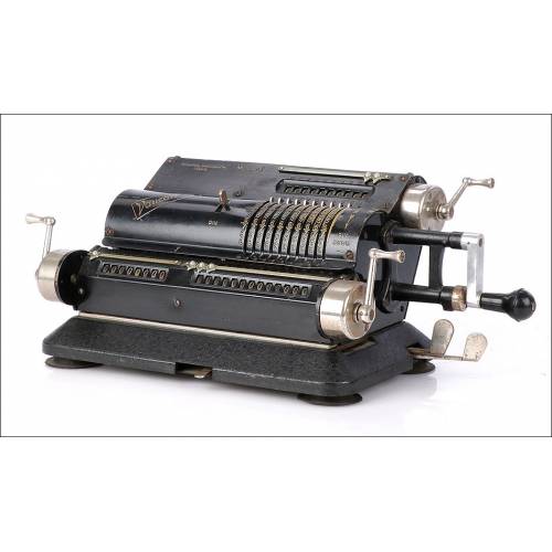 Antique Vaucanson Model B Mechanical Calculator. France, 1930