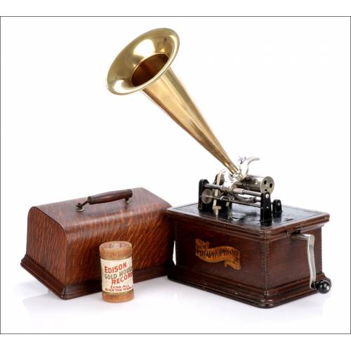 Antique Columbia BK Phonograph. USA, Circa 1900