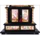 Antique Austrian Jewelry Box with Viennese Enamels. Austria, Circa 1850