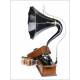 Antique Edison Home Phonograph. Swan Horn. USA, circa 1898
