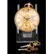 Antiguo Reloj de Bolsillo Semi Catalino John B. Cross, Oro 18K. Londres 1853