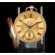 Antiguo Reloj de Bolsillo Semi Catalino John B. Cross, Oro 18K. Londres 1853