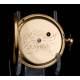 Antiguo Reloj de Bolsillo Semi Catalino John B. Cross, Oro 18K. Londres 1853