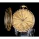 Antiguo Reloj de Bolsillo de 18K por Henry Sharples. Inglaterra, 1833