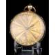 Antiguo Reloj de Bolsillo de 18K por Henry Sharples. Inglaterra, 1833