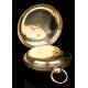 Antique 18K Pocket Watch by Henry Sharples. England, 1833