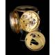 Antiguo Reloj de Bolsillo de 18K por Henry Sharples. Inglaterra, 1833