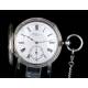Antiguo Reloj De Bolsillo de Caballero en Plata Maciza. The Ludgate. Inglaterra 1886