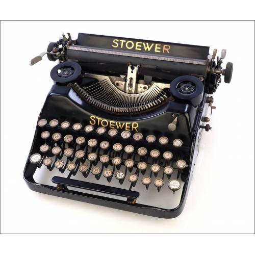 Antigua Máquina de Escribir Stoewer. Alemania, 1926