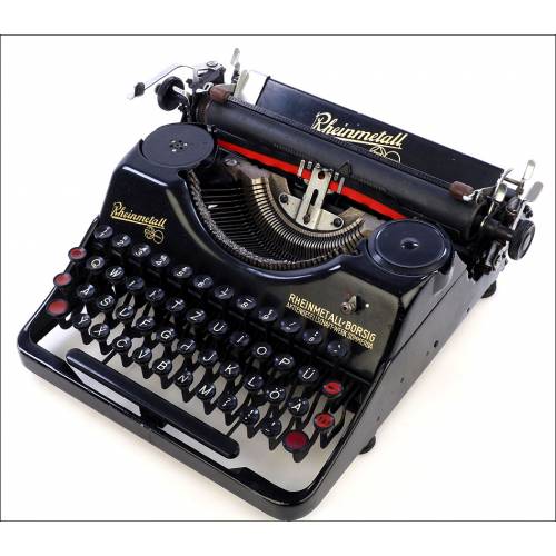 Antique Rheinmetall Typewriter. Germany, 1931