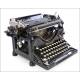 Beautiful Spanish Underwood 5 Typewriter. USA, 1919
