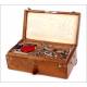 Antique Medical Case Full of Instruments. France, Circa 1920