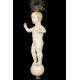 Antique Infant Jesus in Ivory. Spanish Filipino. S. XVIII. With CITES