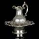 Antique Solid Silver Ewer and Flask. Emile Hugo. France, Circa 1870