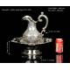 Antique Solid Silver Ewer and Flask. Emile Hugo. France, Circa 1870