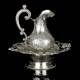 Antique Solid Silver Ewer and Flask. Emile Hugo. France, Circa 1870