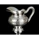 Solid Silver Antique Coffee Set. 7,8 kilos. Spain, Early 20th Century