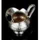 Solid Silver Antique Coffee Set. 7,8 kilos. Spain, Early 20th Century