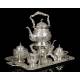 Antique Solid Silver Coffee Set. 7,5 Kg. Spain, Pps. S. XX