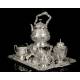 Antique Solid Silver Coffee Set. 7,5 Kg. Spain, Pps. S. XX