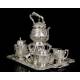 Antique Solid Silver Coffee Set. 7,5 Kg. Spain, Pps. S. XX