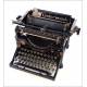 Antique Spanish Underwood 5 Typewriter Circa 1915