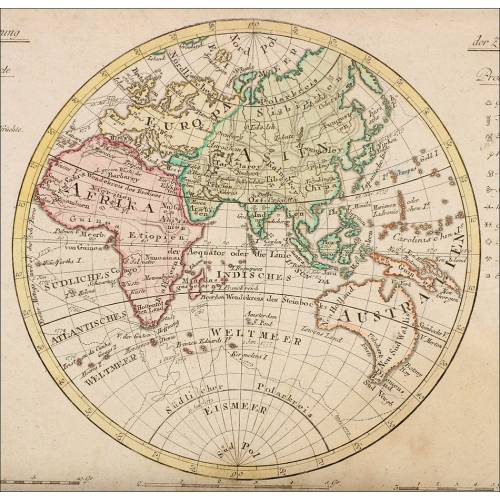 Antiguo Atlas con 19 Mapas por Johann Walch. Augsburgo, 1803