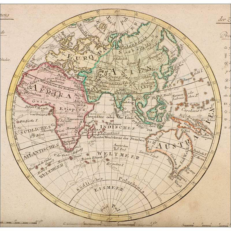 Antiguo Atlas con 19 Mapas por Johann Walch. Augsburgo, 1803