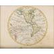 Antiguo Atlas con 19 Mapas por Johann Walch. Augsburgo, 1803