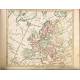 Antique Atlas with 19 Maps by Johann Walch. Augsburg, 1803