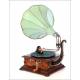 Pathephone 6 horn gramophone. With two reproducers. France, 1915