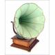 Pathephone 6 horn gramophone. With two reproducers. France, 1915